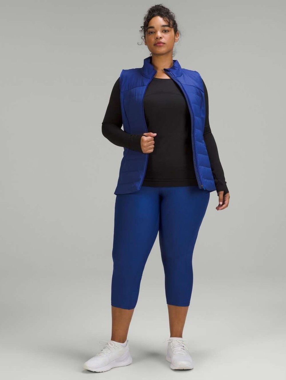 Lululemon Fast and Free High-Rise Fleece Crop 23" Size 4 W6BXES Legging Active